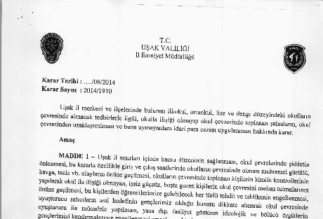 Uşak Valiliği 3 Önemli Karara İmza Attı