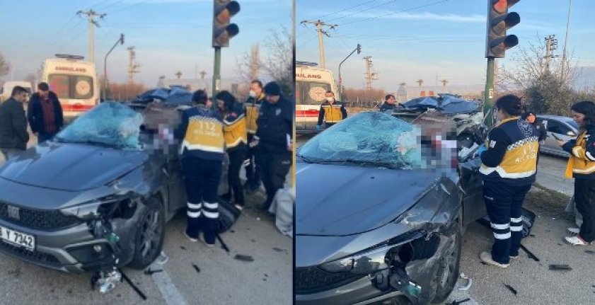 Bursa'da feci kaza! TIR'a arkadan çarpan kadın sürücüsü hayatını kaybetti