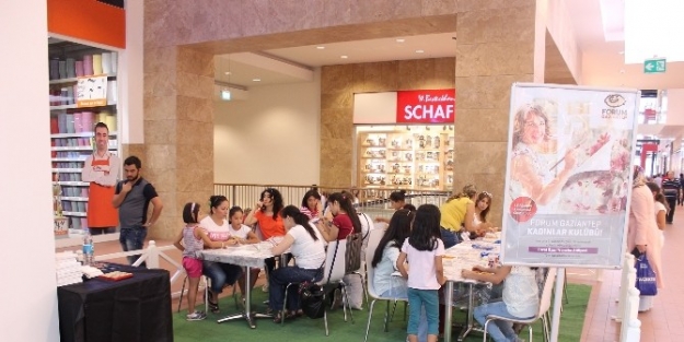 Forum Gaziantep’te Kadınlar ‘tuval Üzeri Transfer’ Sanatıyla Tanıştı