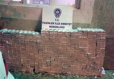 Pasinler’de 57 Bin 110 Paket Kaçak Sigara Ele Geçirildi