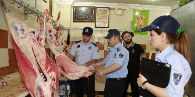 Şahinbey Belediyesi Zabıta Ekipleri Kasapları Denetledi