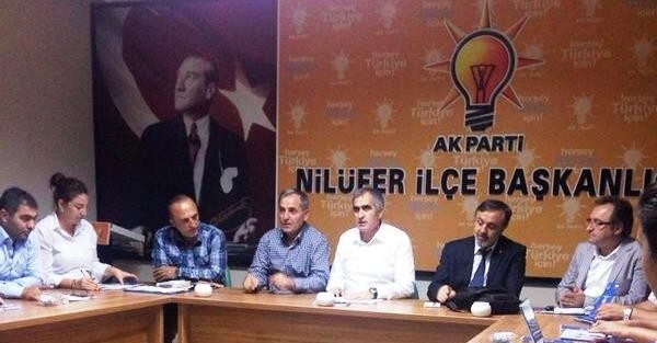 Ak Parti Nilüfer İlçe Yönetimi Toplandı