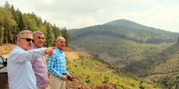 Başkan Toçoğlu, Akçay Barajı Çalişmalarini Yerinde İnceledi