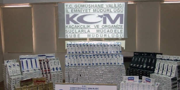 24 Bin Paket Gümrük Kaçağı Sigara Ele Geçirildi