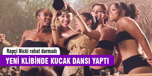 Nicki Minaj seksi klibiyle dikkat çekti