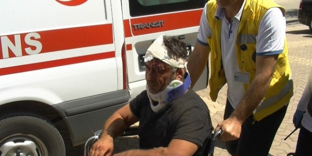 Adıyamanda Otomobil Şarampole Uçtu: 4 Yaralı