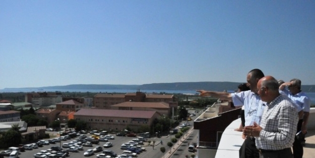 Süleymanpaşa Belediye Başkanı Eşkinat Sahil Projesi İçin Çanakkale’de İncelemelerde Bulundu