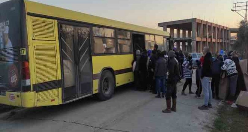 Burulaş'ın sarı otobüsleriyle Hatay'dan umuda yolculuk