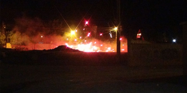 Silvan'da olaylar gece boyu sürdü