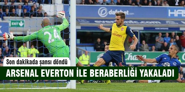 Arsenal Everton ile berabere kaldı