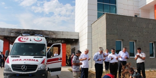 Şiran’da Yanan Ambulansın Yerine Yenisi Geldi