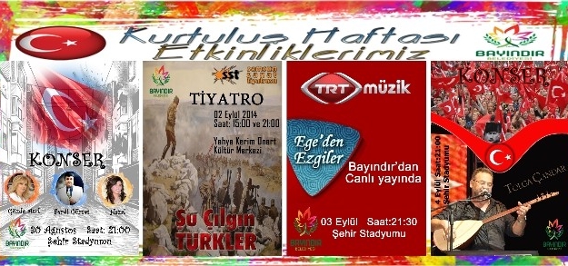 Bayındır Kurtuluşu Dolu Dolu Kutlayacak