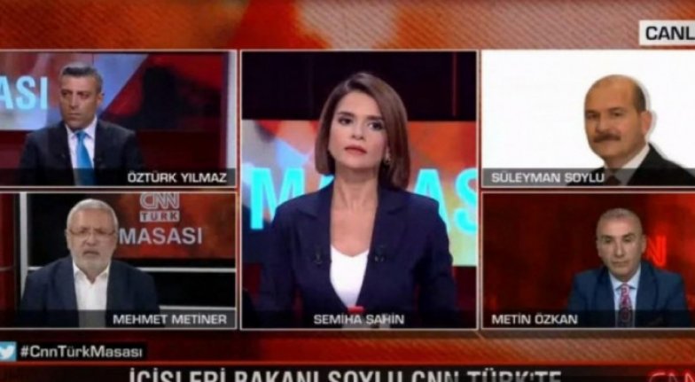 Bakan Soylu, 'elimizde isimler var' diyen AK Partili Metiner ile canlı yayında tartıştı!