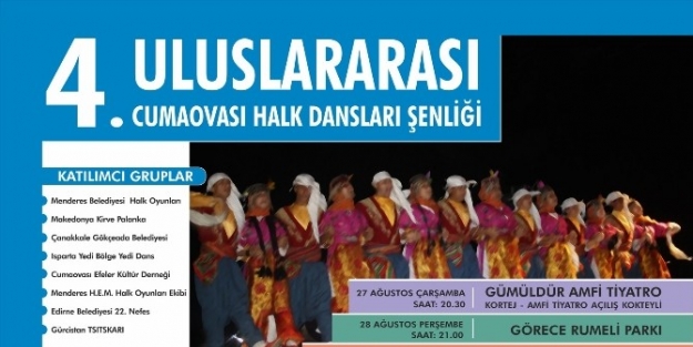 Menderes’te Halkoyunları Şenliği