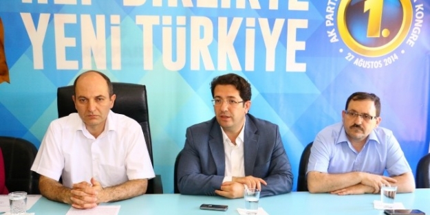 Ak Parti Aksaray Teşkilatında Basın Toplantısı