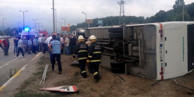 Abant Kavşağı'nda feci kaza