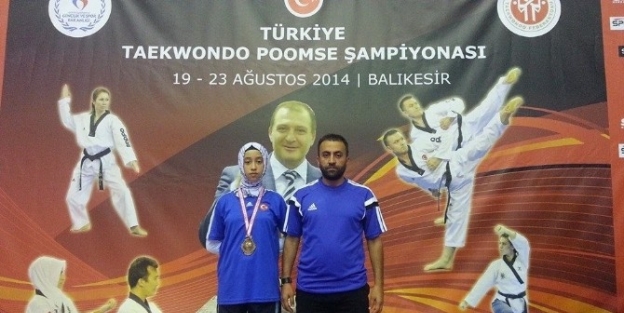 Şahinbeyli Tekvandocu Türkiye Üçüncüsü Oldu