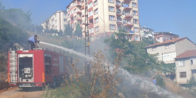 Bilecik’te Ot Yangını Korkuttu