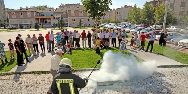 Talas Belediyesi’nden Personele Yangın Eğitimi