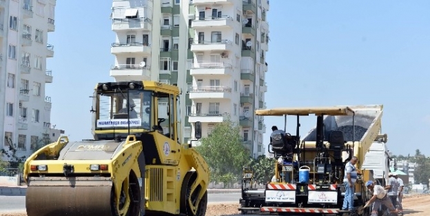 Muratpaşa Güzeloba Mahallesi’nde Asfalt Çalişmasini Tamamladı