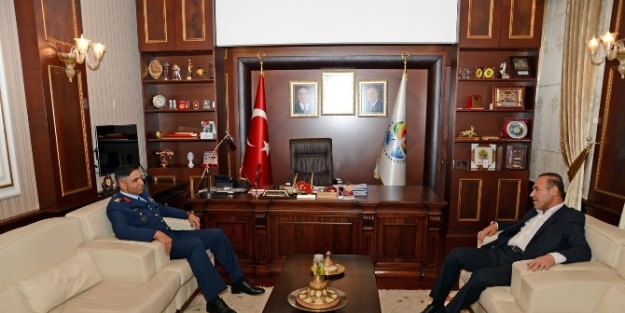 Tuğgeneral Ercan’dan, Başkan Sözlü’ye Ziyaret