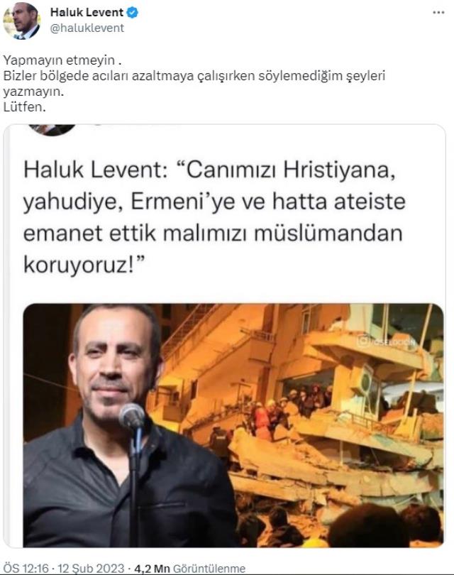 Haluk Levent sosyal medyada hızla yayılan iddia için sessizliğini bozdu!