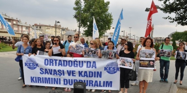 Kesk’li Kadınlar, Ortadoğu’da Kadın Kırımını Durdurun Çağrisi Yaptı