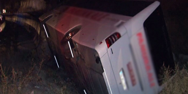 İzmir'de otobüs kazası!