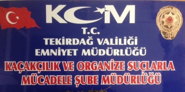 Tekirdağ’da Uyuşturucu Operasyonu