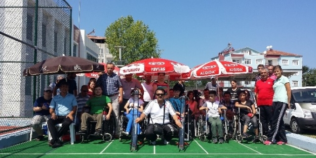 Alaçam’da Paralimpik Bedensel Engelliler Boccia Çalişmalari