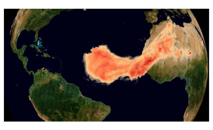 Uzaydan böyle görüntülendi! 'Godzilla' 8 bin kilometre yok katetti!