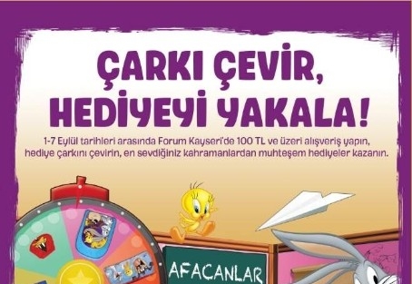 Forum Kayseri’de Okul Alışverişi ’afacanlar Sınıfı’ İle Eğlenceye Dönüşüyor