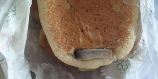 Poğaça'dan sigara izmariti çıktı!