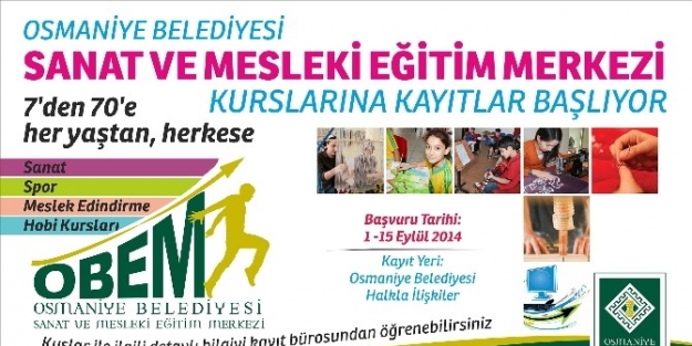 Obem Kurslarına Kayıtlar Başlıyor