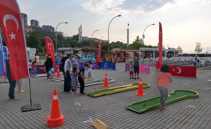 Spor çocukların ayağına gidiyor