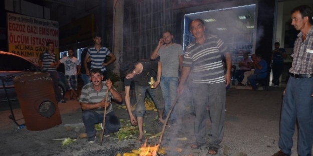 Bafra Sanayi Esnafından Közde Mısır Partisi