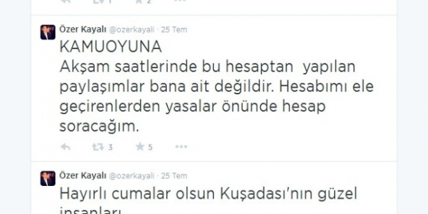 Kuşadası Belediyesi’nden Twitter Açıklaması