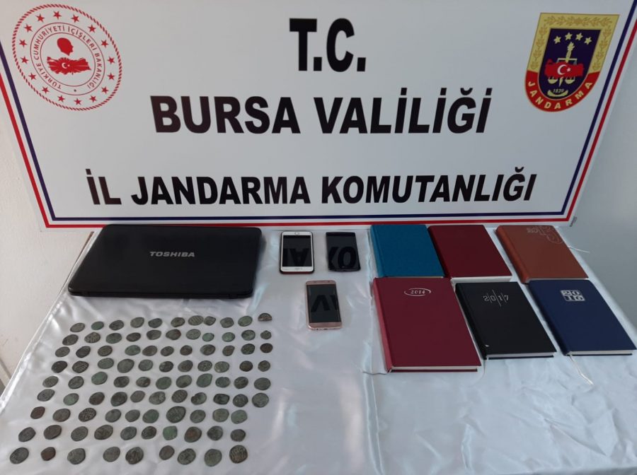 Bursa'da terör örgütü operasyonu! Roma sikkeleri ele geçirildi