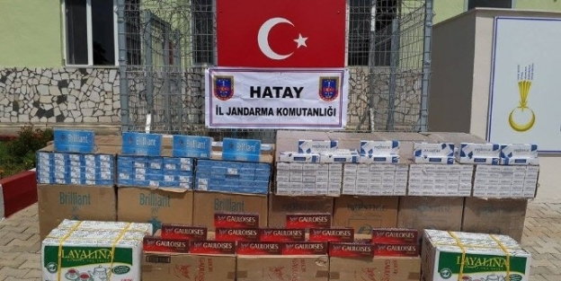 Hatay’da Kaçak Çay Ve Sigara Operasyonu