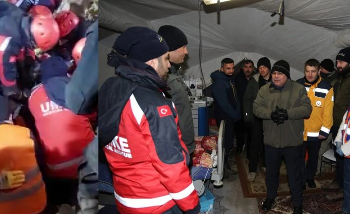 Yorgan yüklüğüne sığınarak hayata tutundu! 105 saat sonra gelen mucize...