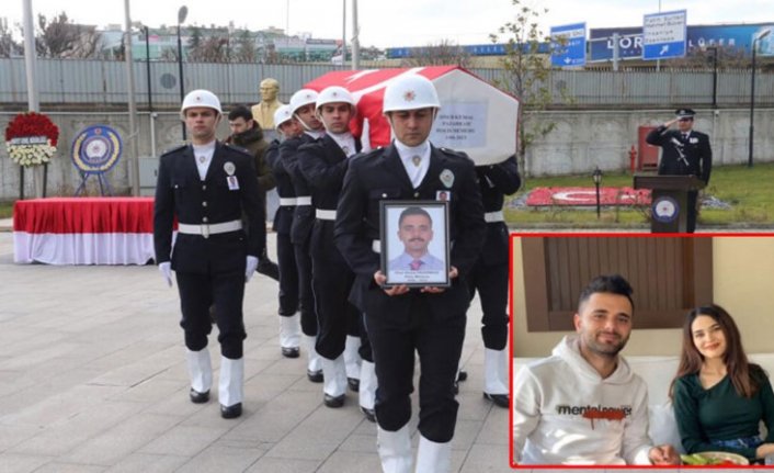 Depremde hayatını kaybeden polis için Bursa'da tören düzenlendi