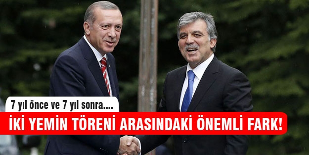 İki yemin töreni arasındaki 7 fark