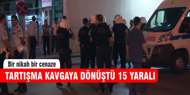 Düğün evi ile cenaze evi birbirine düştü