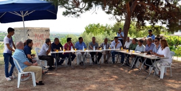 Başkan Tarhan Mahalle Muhtarlarını Gezerek Sorunları Yerinde İnceliyor