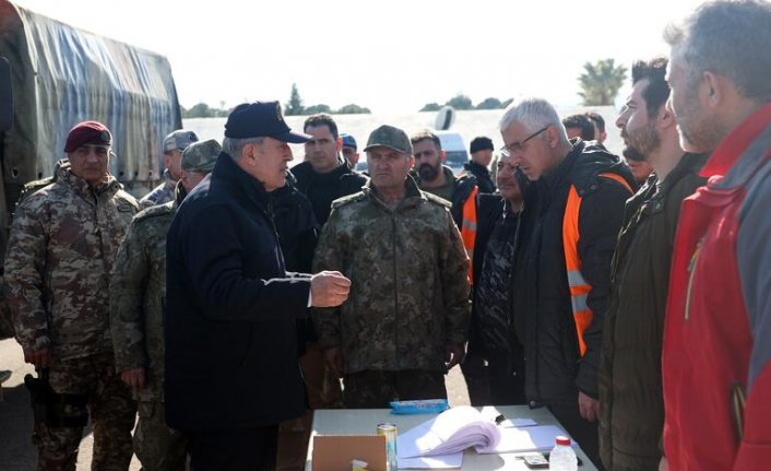 Mehmetçik, Hatay'a lojistik destek üssü kurdu