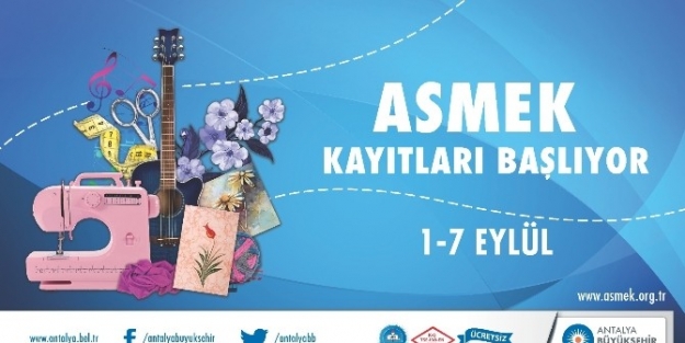 Asmek Kayıtları 1 Eylül’de Başlıyor