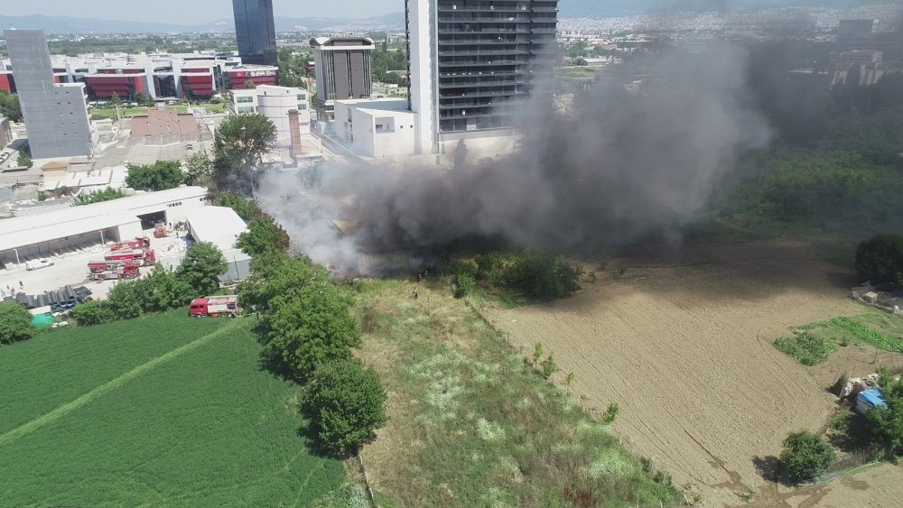 Bursa’da büyük yangın