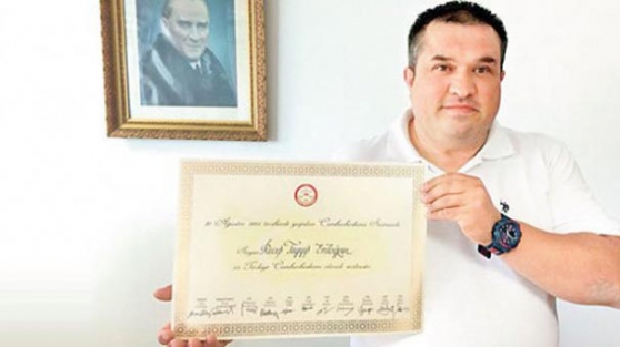 Erdoğan'ın çok konuşulan yazısının sahibi bulundu!