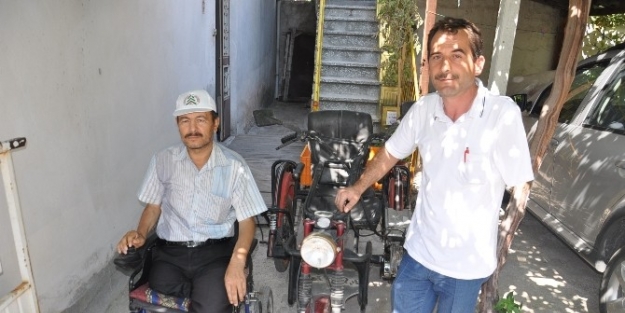 Gaziden Özürlü Vatandaşa Engelli Aracı
