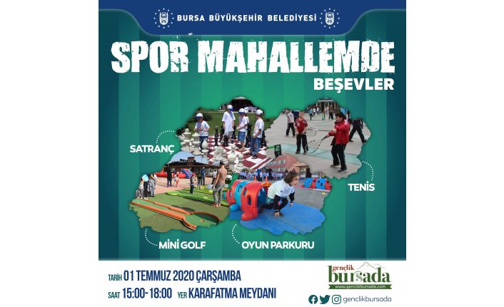 Büyükşehir'le spor her yerde